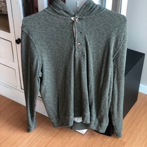Lucky Brand Button Down Hoodie - M